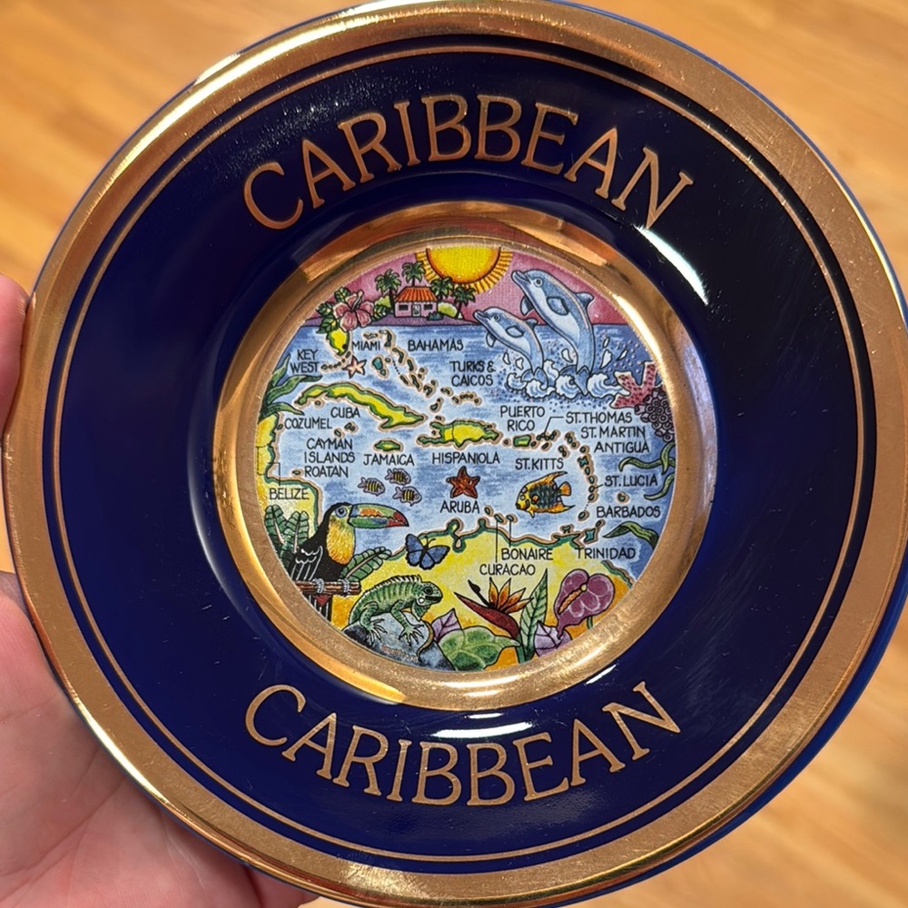 Caribbean Souvenir Plate